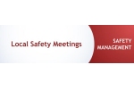 Local Safety Meetings