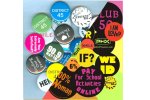 Buttons made with Recycled Paper