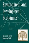 Environment and Development Economics