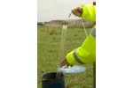 Disposable bailers - for liquid sampling
